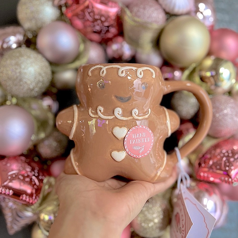 ✨NEW🍪Peppermint and Pine Gingerbread Man Mug🎁